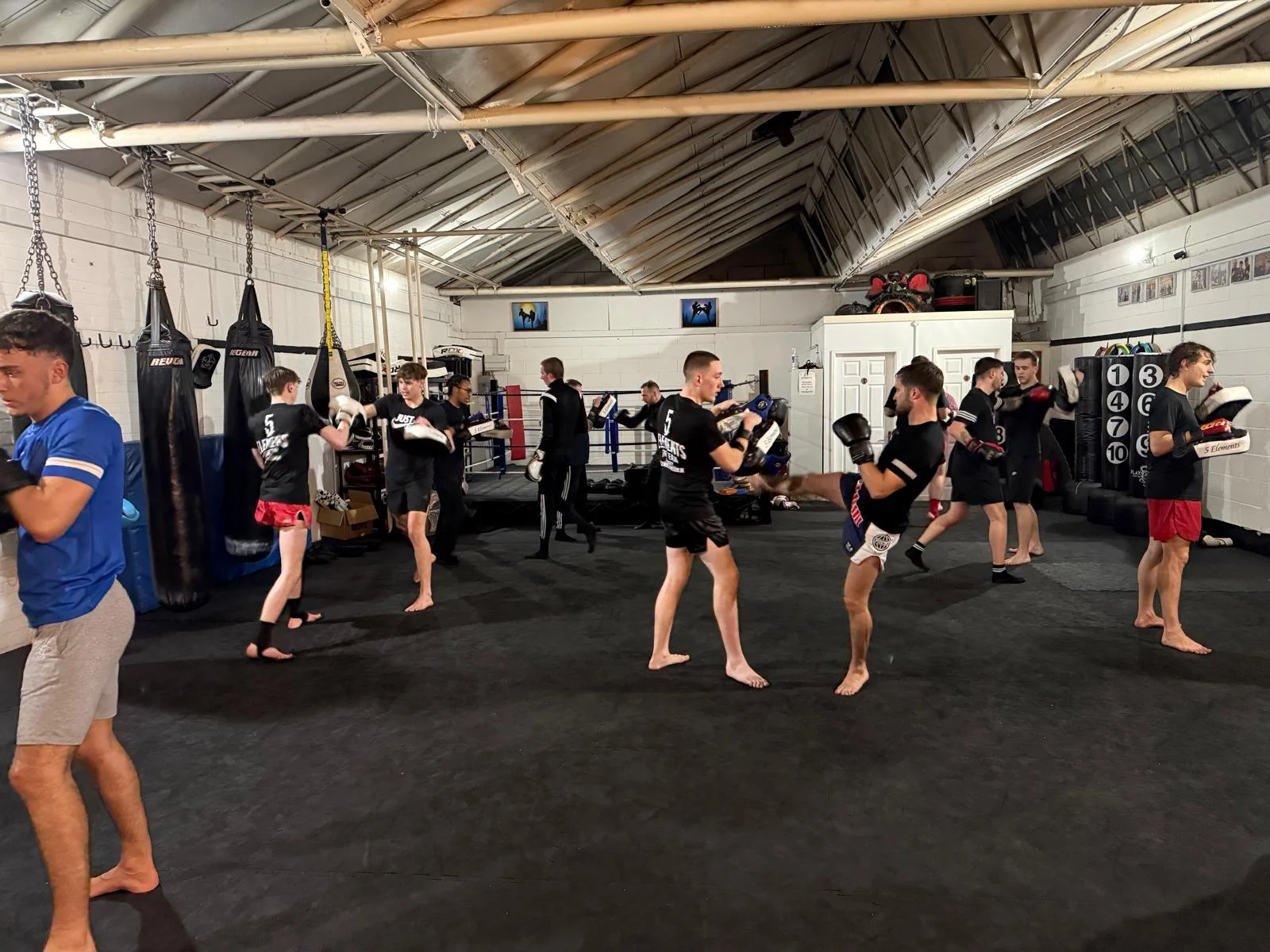 Adult Kickboxing/K1/MuayThai class at 5 Elements Martial Arts, Basildon