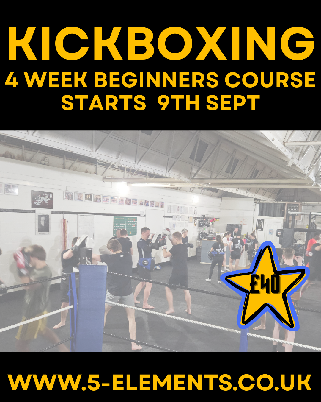4 Week Kickboxing Beginners Course