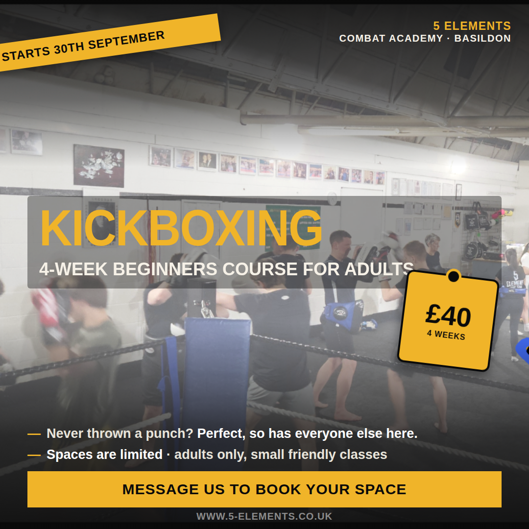 4 Week Kickboxing Beginners Course